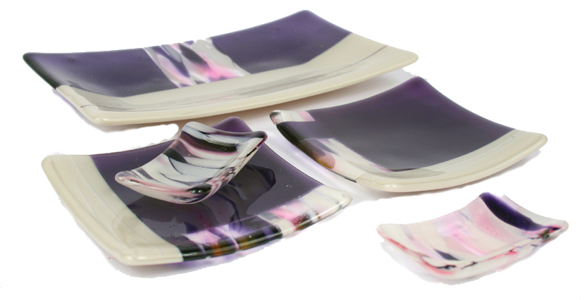 Valhala Dark Plum Bone Sushi Set