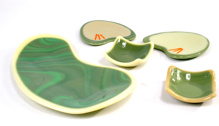 Mid Mod Ming Green Sushi