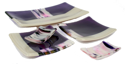 Valhala Dark Plum Bone Sushi Set